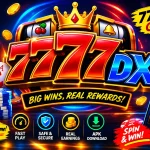 777DX App profile screen showing VIP levels and account balance