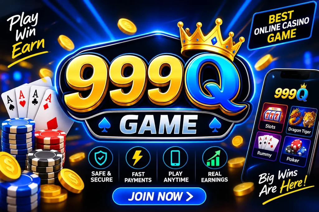 999Q Game Profile Screen Logo APK Pakistan